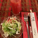 ステーキ すず屋 - トマトジュース