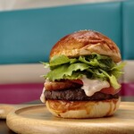 Original 100% beef patty!! BLT burger