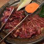 吉座 - 牛ハラミ定食(1490円＋税)