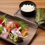 Kaisen Izakaya Rinka - 旬の鮮魚3種盛り合わせ