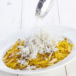 Heaping whitebait pasta "Bianchetti"