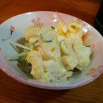 菊乃家本店 - お通し(マカロニサラダ)