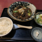 中国四川麺飯店 一燈 - ラーメン定食(牛すじラーメン)❗️