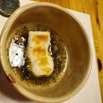 酒肴 新屋敷 - お餅とカラスミとふのり？