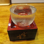 鳥料理もりや - 宮の雪 大吟醸（950円） 2012/11