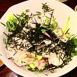 肉問屋じゅわっち - 大根サラダ