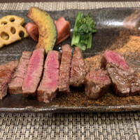 鉄板焼 煖 - 北海道産しほろ牛若丸　テンダーロインステーキ（100g）