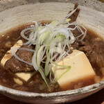 Shunsai Ryouri Kiwa - 皆が食べてるという「牛すじ煮込み」690円。