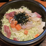 Shunsai Ryouri Kiwa - 「石焼海鮮飯」890円。これはぜひ食べて！