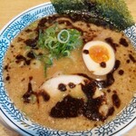 丸源ラーメン - 黒熟成醤油とんこつらーめん780円