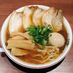 超多加水純手打ち麺 仁しむら - 全部増し醤油（950円）