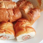 大松ベーカリー - めんたいチーズちくわロール、チーズフランス