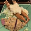 金澤牛かつ小林 - 料理写真:「牛かつ＆海老フライセット」をお肉120gで（税込2,100円）