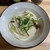 谷川米穀店 - 料理写真:冷の小150円。ネギと青唐辛子を乗せて醤油で。途中からお酢を入れて味変。これまた美味。