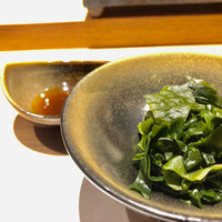 鮨 青海 北新地 - 先付　わかめ