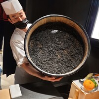 麻布 黒しゃり - 
