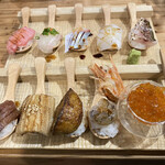 Sushi Sakaba Saji - さじ寿司10種