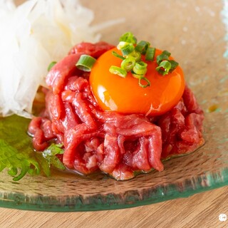 Domestic sheep yukhoe that you can enjoy because it's fresh! ! !