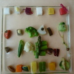 銀座 シェ・トモ - スペシャリテ☆26～30種類の無農薬野菜の盛り合わせ