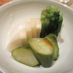 とり喜 - お新香