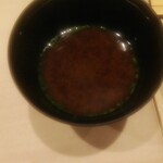 鮨　いの - 赤だし