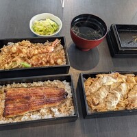 鰻 若松 - ランチ 三冠王セット 2,400円