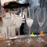 トリワイン ＰＩＫＯＳＨＨＨＵ - 雁木スパークリング 純米大吟醸 にごり生原酒