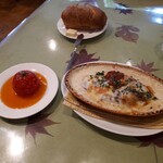 Oufuu Kicchin Anshante - 牛挽肉と茄子・ポテトの重ね焼グラタン