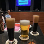 ビルボードライブ大阪 - 札幌黒ラベルかと思いきやアサヒ黒ビール。珍しい。