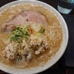 麺や しき - 限定味噌　つくねトッピング