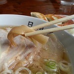 青竹手打ラーメン 日向屋 - メンマ