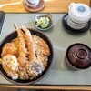 日本料理 旬香 - 大人の天丼！君たちはお子ちゃまだね～早く大人になってこういうものを食べるんだよ！（大人って何？