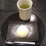 とんかつあさくら - 食後のデザート(ゆずシャーベット)