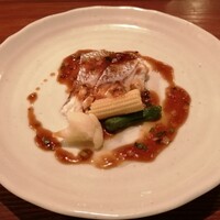 魚China YO - 「本日の鮮魚の蒸し物 香味ソース(真鯛)」