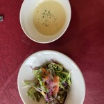 Patisserie Parterre - サラダとスープ