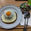 Morino Kissaten Guracche Gurinzu - チーズキーマカレーセット。