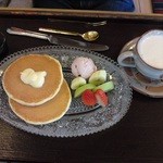 甘味処 ふじむら - ホットケーキセット