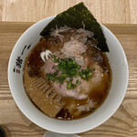 麺屋 猪一 離れ -  追い鰹そば(黒醤油) 1,000円