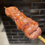 YAKITORI 燃 es - 相変わらず本当に白い肝で当然濃厚な味わいです！
