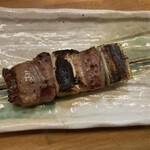 炭火串焼 鳥福 - 鴨ネギ