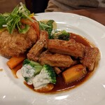 ミスターとフライパン - トンテキ（豚ロース150g）とポテトコロッケ（1680円）