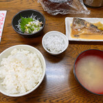 魚力 - さばみそ煮・あじなめろう定食