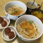 ローズコーポラス - お野菜スープのうどんセット(大盛)