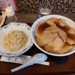 Kei ai - ネギチャーシュー麺の半チャン