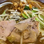 ラーメン 横綱 - 具材アップ