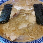 マル寛そばや - 魚介と動物系の融合したスープです