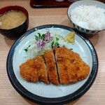 とん喜 - ランチロースかつ定食［1,100円］