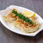 Lemon and grated radish fried Gyoza / Dumpling