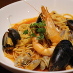 Pescatore made with plenty of Seafood
