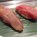 Sushi Uogashi Nihonichi - 漬け、上赤身
